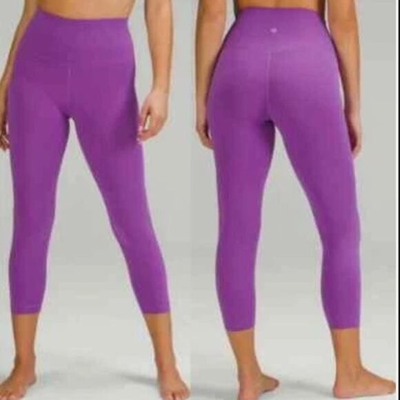 Lululemon Fast and Free High-Rise Purple Size 20 - Picture 1 of 12